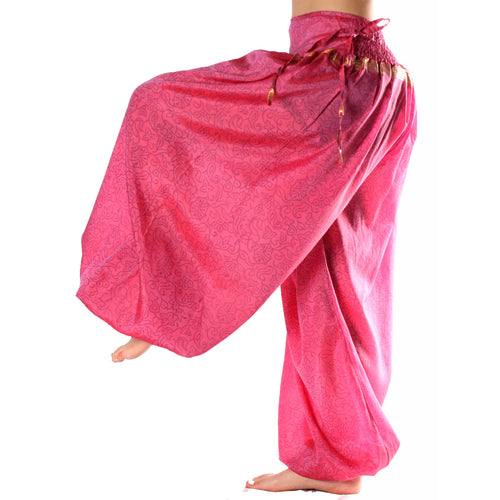 BOMBACHO PANTALÓN AMPLIO SARI SEDA TORNASOL VINTAGE S2