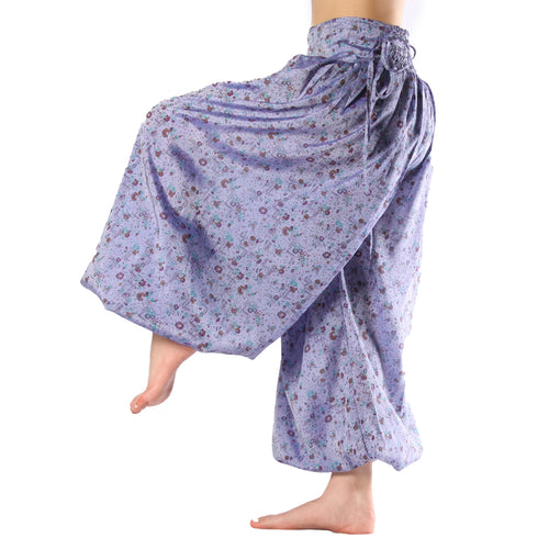 BOMBACHO PANTALÓN AMPLIO SARI SEDA TORNASOL VINTAGE F1