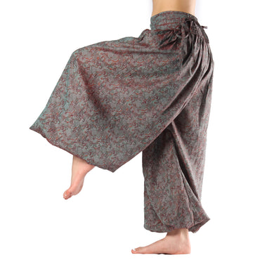BOMBACHO PANTALÓN AMPLIO SARI SEDA TORNASOL VINTAGE F15