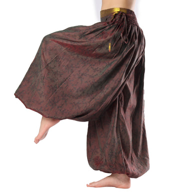 BOMBACHO PANTALÓN AMPLIO SARI SEDA TORNASOL VINTAGE F18