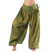 Cargar imagen en el visor de la galería, BOMBACHO PANTALÓN AMPLIO SARI SEDA TORNASOL VINTAGE F19