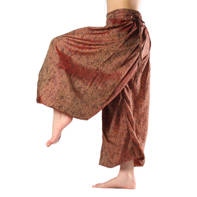 BOMBACHO PANTALÓN AMPLIO SARI SEDA TORNASOL VINTAGE F20