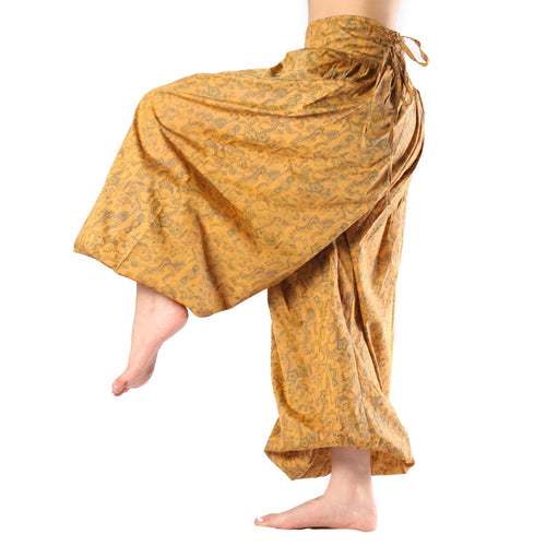 BOMBACHO PANTALÓN AMPLIO SARI SEDA TORNASOL VINTAGE F27