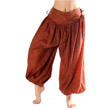 Cargar imagen en el visor de la galería, BOMBACHO PANTALÓN AMPLIO SARI SEDA TORNASOL VINTAGE O4