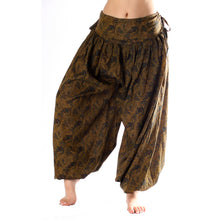 Cargar imagen en el visor de la galería, BOMBACHO PANTALÓN AMPLIO SARI SEDA TORNASOL VINTAGE O6