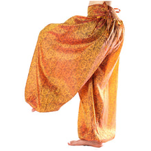 Cargar imagen en el visor de la galería, BOMBACHO PANTALÓN AMPLIO SARI SEDA TORNASOL VINTAGE O7