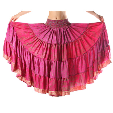 FALDA CONVERTIBLE DE SARI VINTAGE  NÓMADA 2