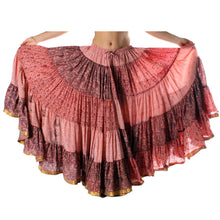 Cargar imagen en el visor de la galería, FALDA SARI 25YD SARI SEDA TORNASOL F01 (99 cm)