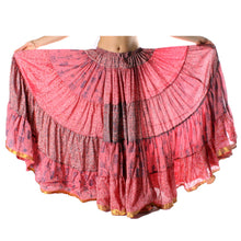 Cargar imagen en el visor de la galería, FALDA SARI 25YD SARI SEDA TORNASOL F06 (107 cm)