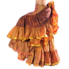 Cargar imagen en el visor de la galería, FALDA SARI 25YD SARI SEDA TORNASOL FSF08 (103 cm)