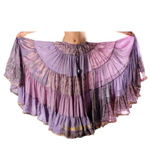 Cargar imagen en el visor de la galería, FALDA SARI 25YD SARI SEDA TORNASOL F10 (103 cm)