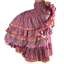 Cargar imagen en el visor de la galería, FALDA SARI 25YD SARI SEDA TORNASOL FSF14 (102 cm)