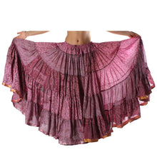Cargar imagen en el visor de la galería, FALDA SARI 25YD SARI SEDA TORNASOL FSF14 (102 cm)