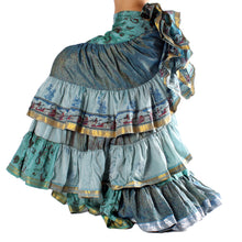 Cargar imagen en el visor de la galería, FALDA SARI 25YD SARI SEDA TORNASOL FSF15 (110 cm)
