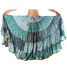 Cargar imagen en el visor de la galería, FALDA SARI 25YD SARI SEDA TORNASOL FSF15 (110 cm)
