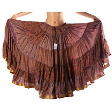 Cargar imagen en el visor de la galería, FALDA SARI 25YD SARI SEDA TORNASOL F19 (104 cm)