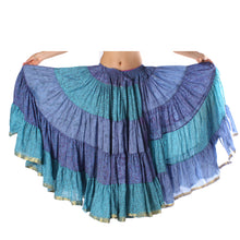 Cargar imagen en el visor de la galería, FALDA SARI 25YD SARI SEDA TORNASOL F21 (110 cm)