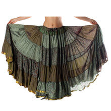 Cargar imagen en el visor de la galería, FALDA SARI 25YD SARI SEDA TORNASOL F24 (100 cm)