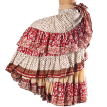 Cargar imagen en el visor de la galería, FALDA 25YD DE SARI VINTAGE  NÓMADA F8 (103cm)