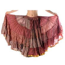 Cargar imagen en el visor de la galería, FALDA SARI 25YD SARI SEDA TORNASOL O61 (93 cm)