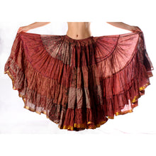 Cargar imagen en el visor de la galería, FALDA SARI 25YD SARI SEDA TORNASOL O6