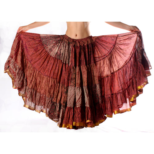 FALDA SARI 25YD SARI SEDA TORNASOL O6