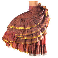 Cargar imagen en el visor de la galería, FALDA SARI 25YD SARI SEDA TORNASOL FS3 (95 cm)