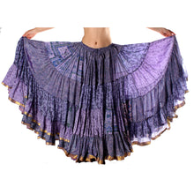 Cargar imagen en el visor de la galería, FALDA SARI 25YD SARI SEDA TORNASOL FSS03 (100 cm)