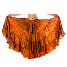 Cargar imagen en el visor de la galería, FALDA SARI 25YD SARI SEDA TORNASOL FSS09 (97 cm)