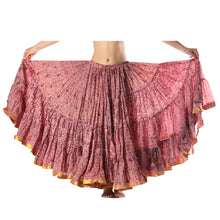 Cargar imagen en el visor de la galería, FALDA SARI 25YD SARI SEDA TORNASOL F14