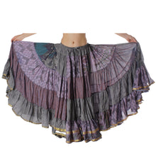 Cargar imagen en el visor de la galería, FALDA SARI 25YD SARI SEDA TORNASOL M1