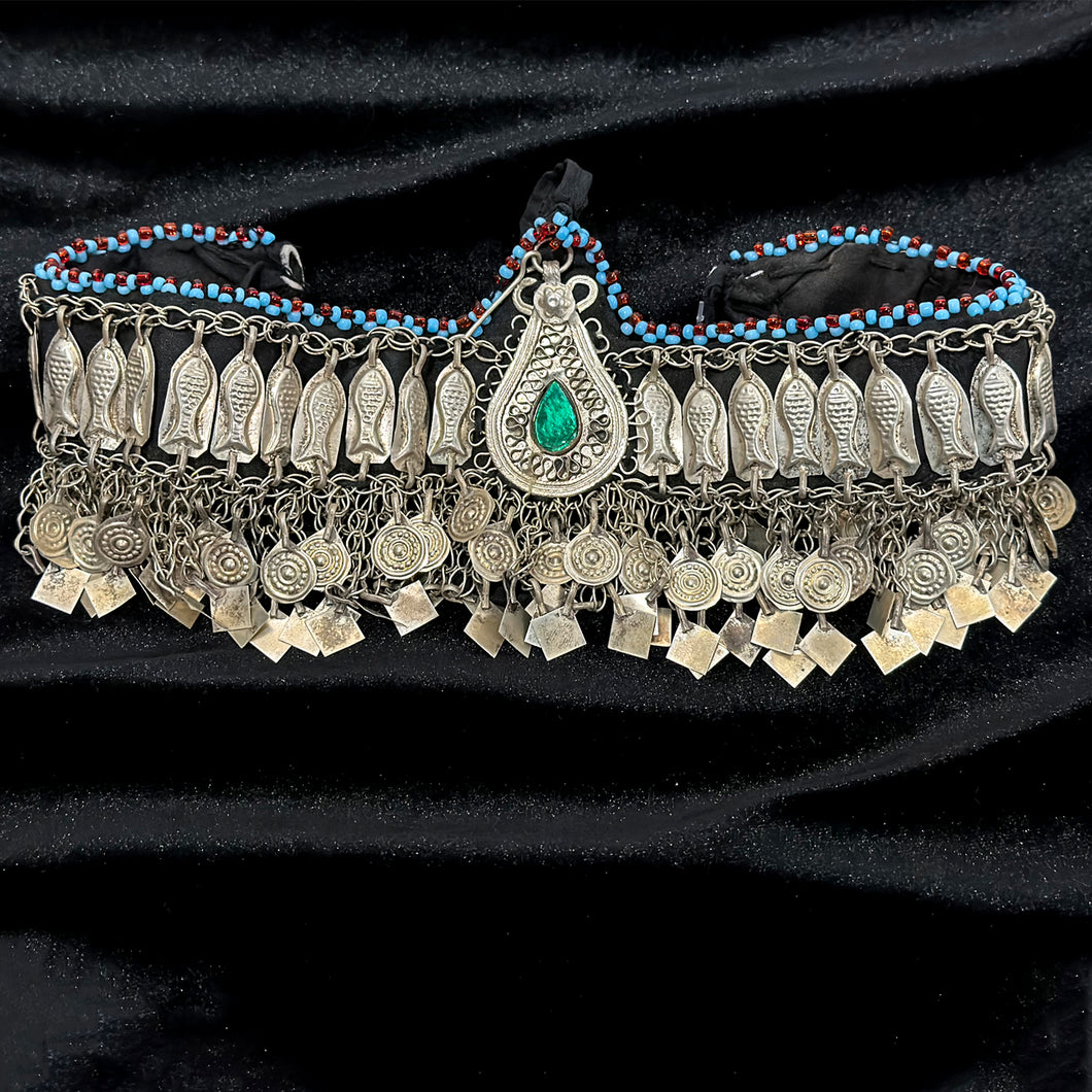 TOCADO / HEADDRESS TRIBAL KUCHI PECES 3A