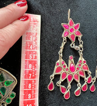 Cargar imagen en el visor de la galería, ARETES ARTESANALES INSPO KUCHI ROSA