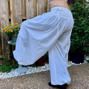 PANTALONES BOMBACHOS ALGODÓN  BLANCO