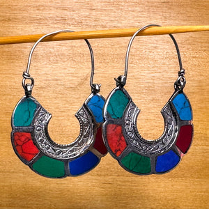 ARETES KUCHI DE COLORES