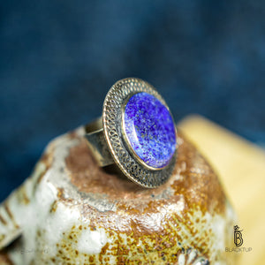 ANILLO KUCHI PIEDRA LAPISLÁZULI AJUSTABLE