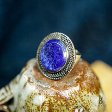 Cargar imagen en el visor de la galería, ANILLO KUCHI PIEDRA LAPISLÁZULI AJUSTABLE