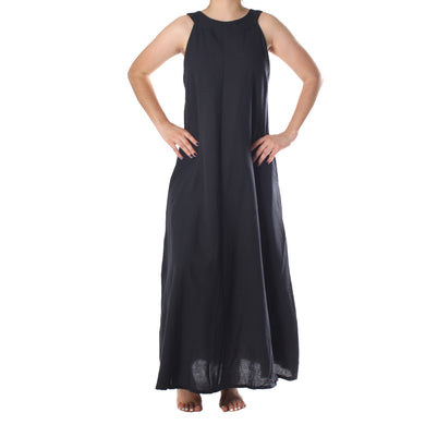 VESTIDO DE ALGODÓN  (NEGRO)