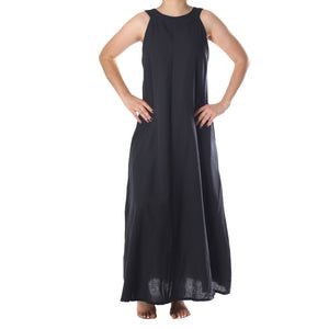 VESTIDO DE ALGODÓN  (NEGRO)