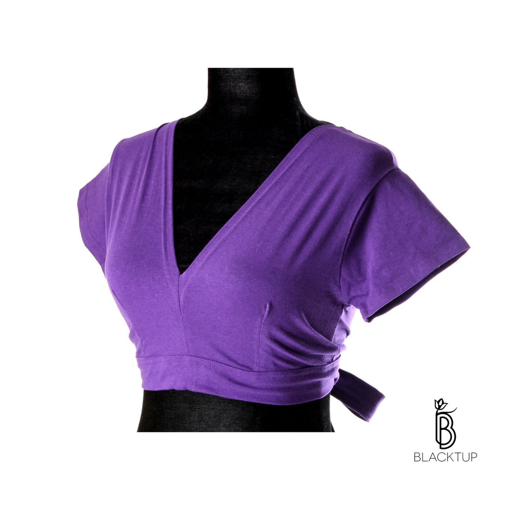 CHOLI TRADICIONAL MORADO