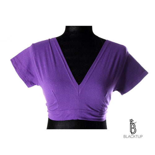 CHOLI TRADICIONAL MORADO